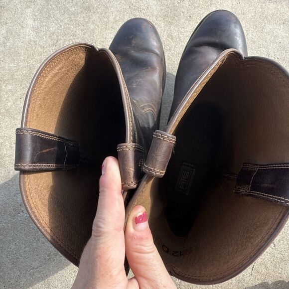 Men's Ariat Heritage Roper Western Boots Men’s Size 12D Cowboy Leather - Picture 15 of 16